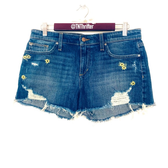 Joe's Jeans Shorts Joes Jeans Womens Distressed Cut Off Denim